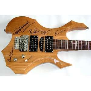 Lynyrd Skynyrd Autographed Signed Guitar & Flawless Video Proof