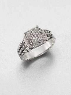 David Yurman   Sterling Silver Diamond Ring