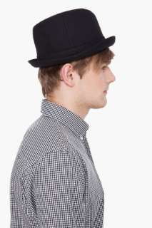 Paul Smith Black Trilby Hat for men  