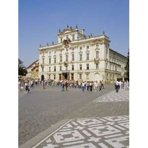 The Archbishops Palace, Castle Square, Prague, Czech Republic, Europe 
