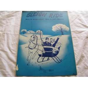  SLEIGH RIDE MITCHELL PARISH 1950 SHEET MUSIC FOLDER 447 