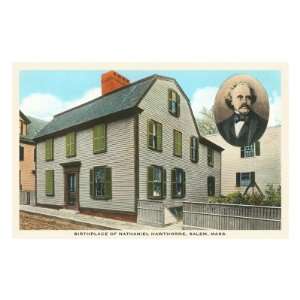 Birthplace of Nathaniel Hawthorne, Salem, Mass. Photography Premium 