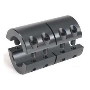  Climax 1/4x1/4 Id Blk Oxide 2pc Split Steel Coupling