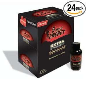 24 pack 5 HR ENERGY EXTRA STRENGTH WORKOUT HEALTH DRINK  