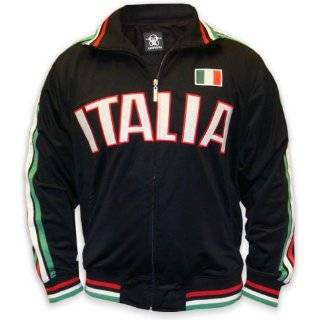 International Soccer Track Jackets    Italy Italia Soccer Jacket 