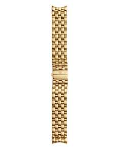 Michele Sport Sail Gold Plated Stainless Steel Bracelet Strap, 20 mm