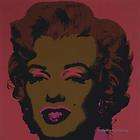FAB Oversize Authorized Andy Warhol Marilyn Monroe Berry tones