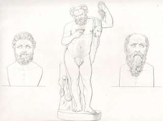   Classical Sculpture Dionysius Dionysus Bacchus God of Wine  