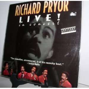 RICHARD PRYOR LIVE IN CONCERT LASER DISC