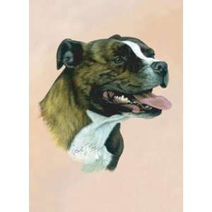   Bull Terrier Playing Cards   Art by Robert May
