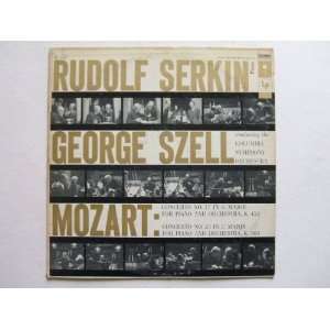 Mozart Piano Concerto No. 17 & No. 25. Rudolf Serkin, piano. George 