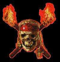 Disney Pirates Caribbean skull earrings MSR $20 new gift sale teen 
