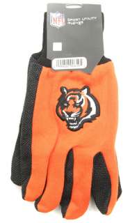 NFL Jersey Gloves with Rubber Dot Palm Grip   Assorted Play Off Teams 
