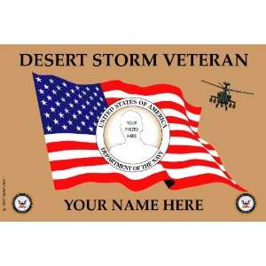    Veteran Navy Desert Storm Large Mailbox Flag 