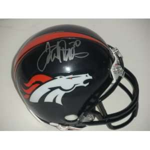 Terrell Davis Signed Denver Broncos Mini Helmet