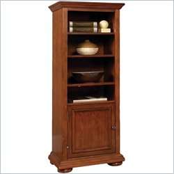 Home Styles Furniture Homestead Wood 6 Shelf /Bookcase Distressed Oak 
