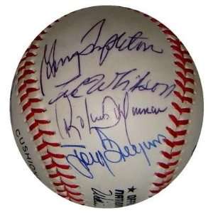 Tony Gwynn Signed Baseball   1989 Team 15 NL ROBERTO ALOMAR 