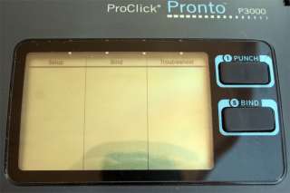 GBC ProClick Pronto P3000 Automated Binding System  