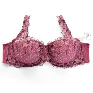 Alluring Ambrielle Mystique embroidered balconet bra. Stay in place 