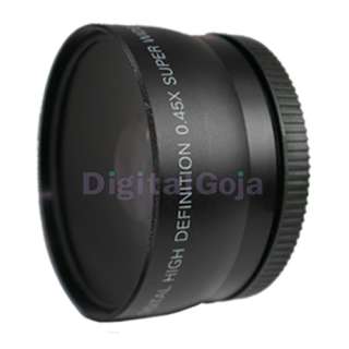 45x Soft fisheye wide angle lens 58mm for Canon T3i T3 600D 550D 18 