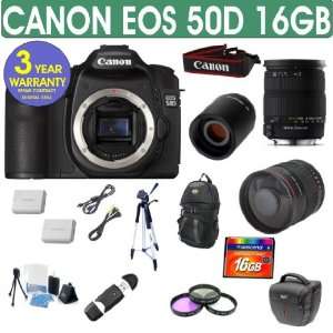  Refurbished Canon EOS 50D + Sigma 18 200mm OS Lens + 800mm 
