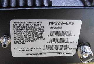 Sierra Wireless MP200 GPS Modem new in box + software  
