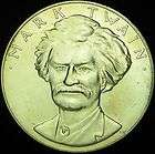 1981 1 Ounce Gold Medal   Mark Twain, American Arts Com