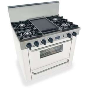   Oven, Broiler Oven and Double Sided Grill/Griddle White Appliances