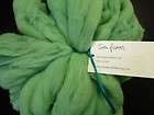 Merino Wool Top Hand Dyed 2 Ounces Seafoam for Spinning