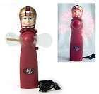 San Francisco 49ers Light Up Personal Handheld Fan NFL Football