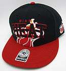 MIAMI HEAT Snapback Cap Hat NBA 2tone Black Red 47Brand NWT Lebron 