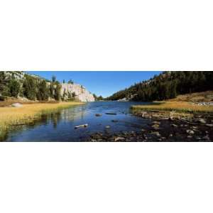  Along a River, Little Lakes Valley, Eastern Sierra, California, USA 