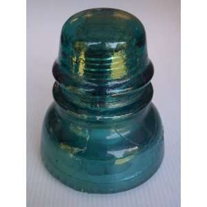  Vintage Green Telephone/Electrical Wire Insulators 
