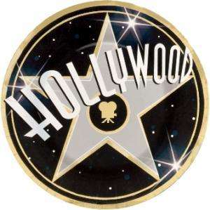 Pack of 8 Hollywood Style Theme Dinner Party Plates!  