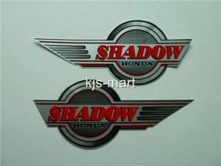 NEW PAIR OF 9 GAS TANK DECAL STICKER EMBLEM for HONDA SHADOW  
