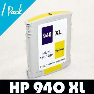 1pk HP 940 XL Yellow Ink Cartridge Officejet Pro 8500a  