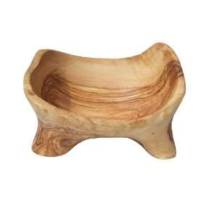   Rustic Fruit Bowl (Boat Shaped) with feet 14 inch