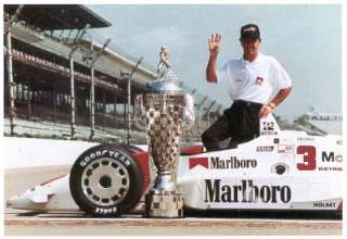 1991 Rick Mears Win Indy 500 Postcard Marlboro Penske  