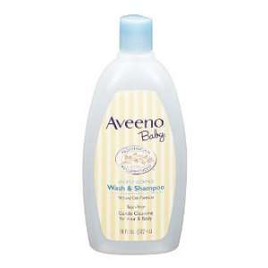 Aveeno Baby Wash & Shampoo 18 Fluid Ounces Bottle Pack 1 Lightly 