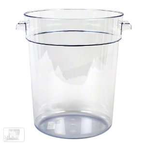   22 qt Polycarbonate Round Food Storage Container: Kitchen & Dining