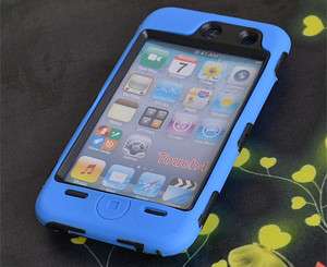   /Black Heavy Duty Tough Cover Case For Apple iPod Touch 4 4th  