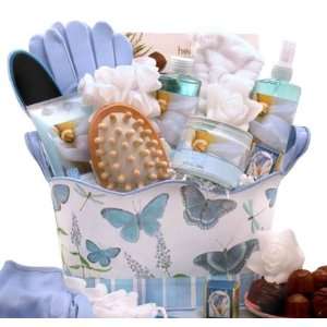 Tranquil Spa Bath and Body Gift Basket for Her   Mothers Day Gift Idea 