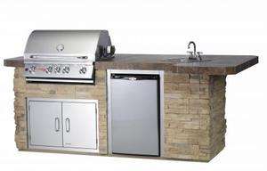 Bull   Outdoor BBQ Island Kitchen, #31015, (Upgraded model pictured 