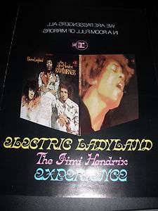 Jimi Hendrix Experience   Electric Ladyland 1968 Print Ad  