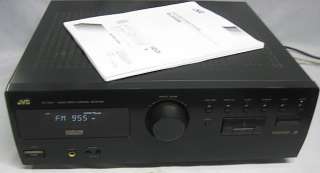 JVC RX 554V DOLBY PRO LOGIC SURROUND RECEIVER, 500 WATTS, CLEAN, A 