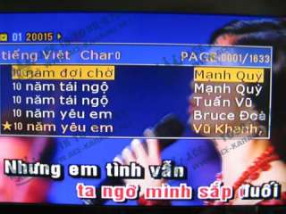 hdd Karaoke Player with Vietnamese DVD and English DVD Karaoke 