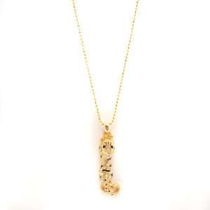 Alexander Mcqueen Style Gold Leopard Charm and Chain