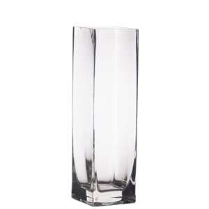 10 Tall Square Glass Vase:  Home & Kitchen
