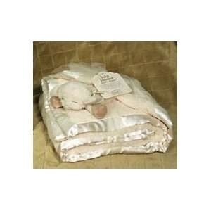   Sherpa polyester soft baby blanket, comes with baby lamb,: Baby