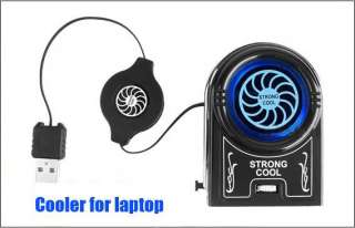 Notebook Laptop Mini Vacuum USB Case Cooler Cooling Fan  